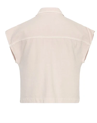 MSCH Copenhagen - MSCHAspen Ida Denim Vest - Light Pink Wash 
